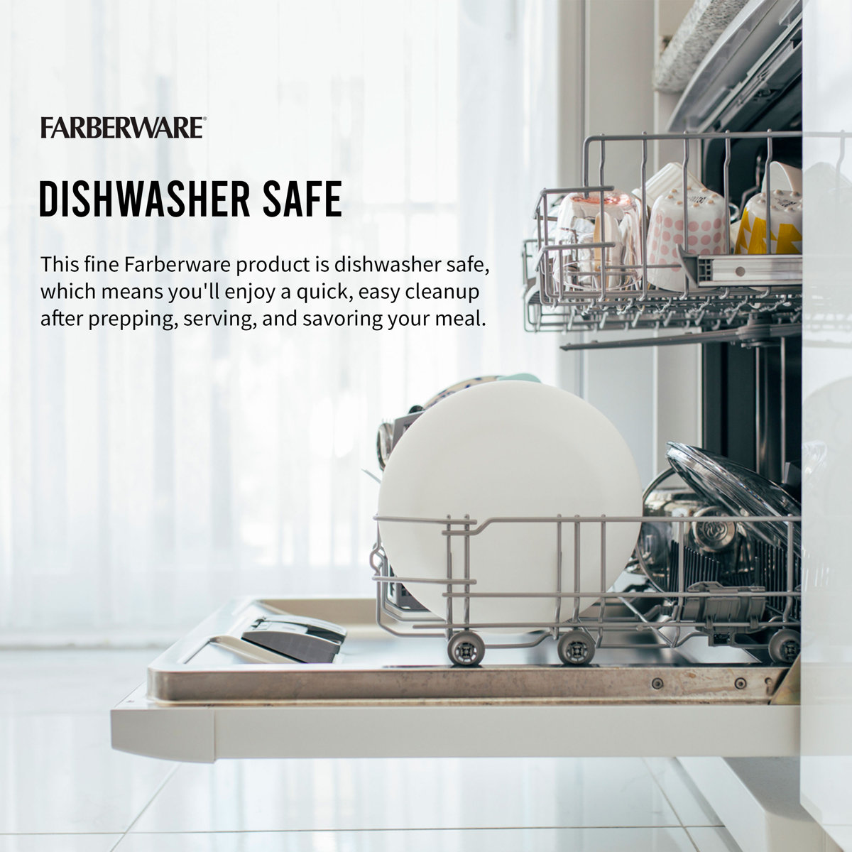 Farberware 3 Pieces Plastic Cutting Board Set, Rectangle, White